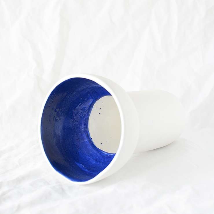 Porcelain Column Vase - Medium