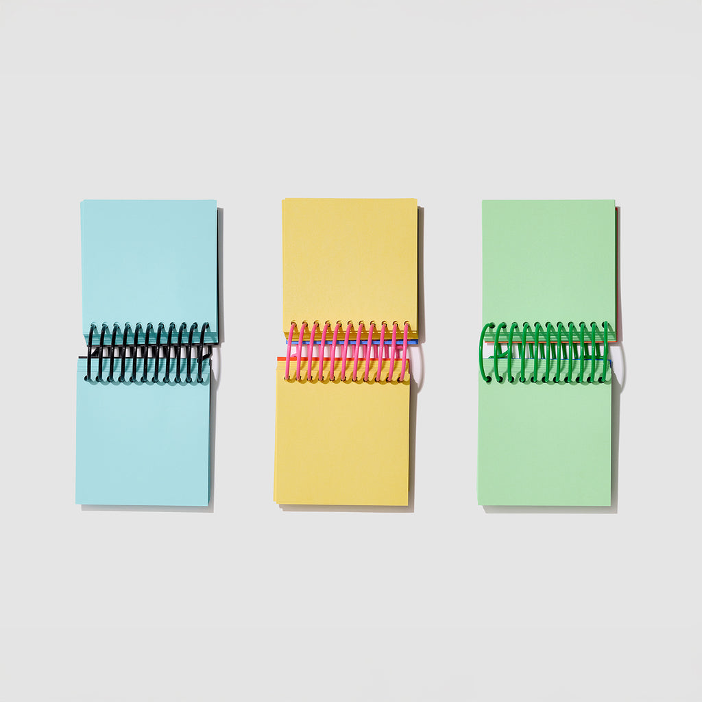 540 MINI Ring Notebook - Black Silver