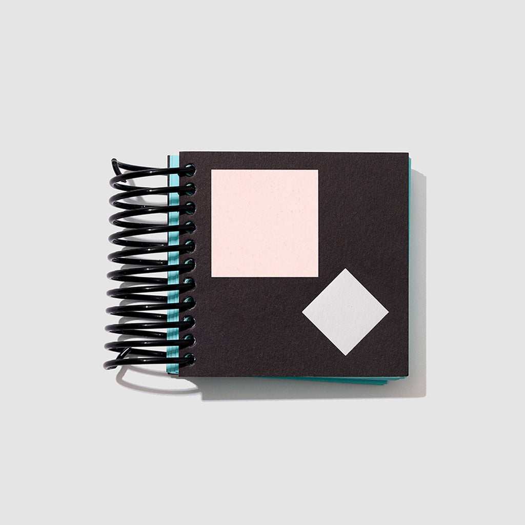 540 MINI Ring Notebook - Black Silver