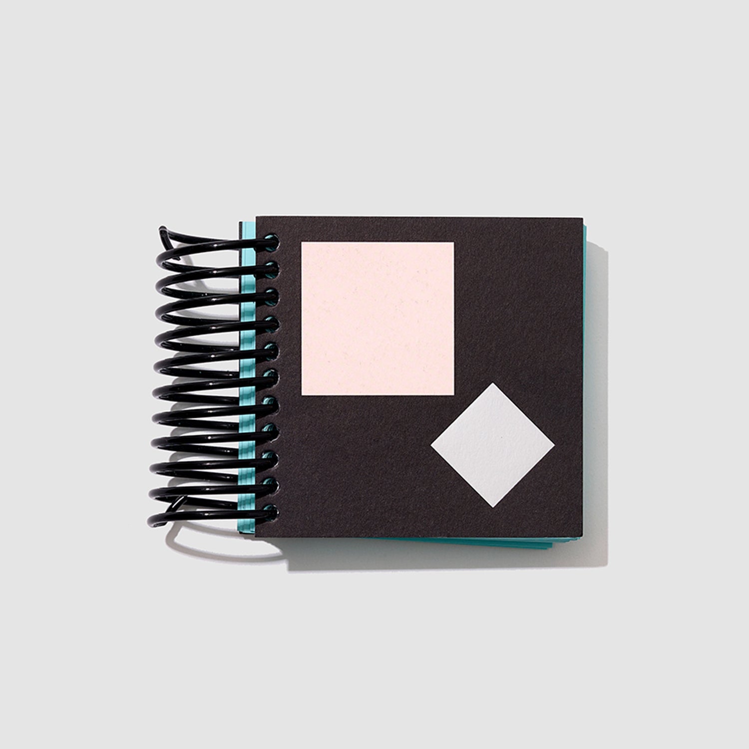 540 MINI Ring Notebook - Black Silver