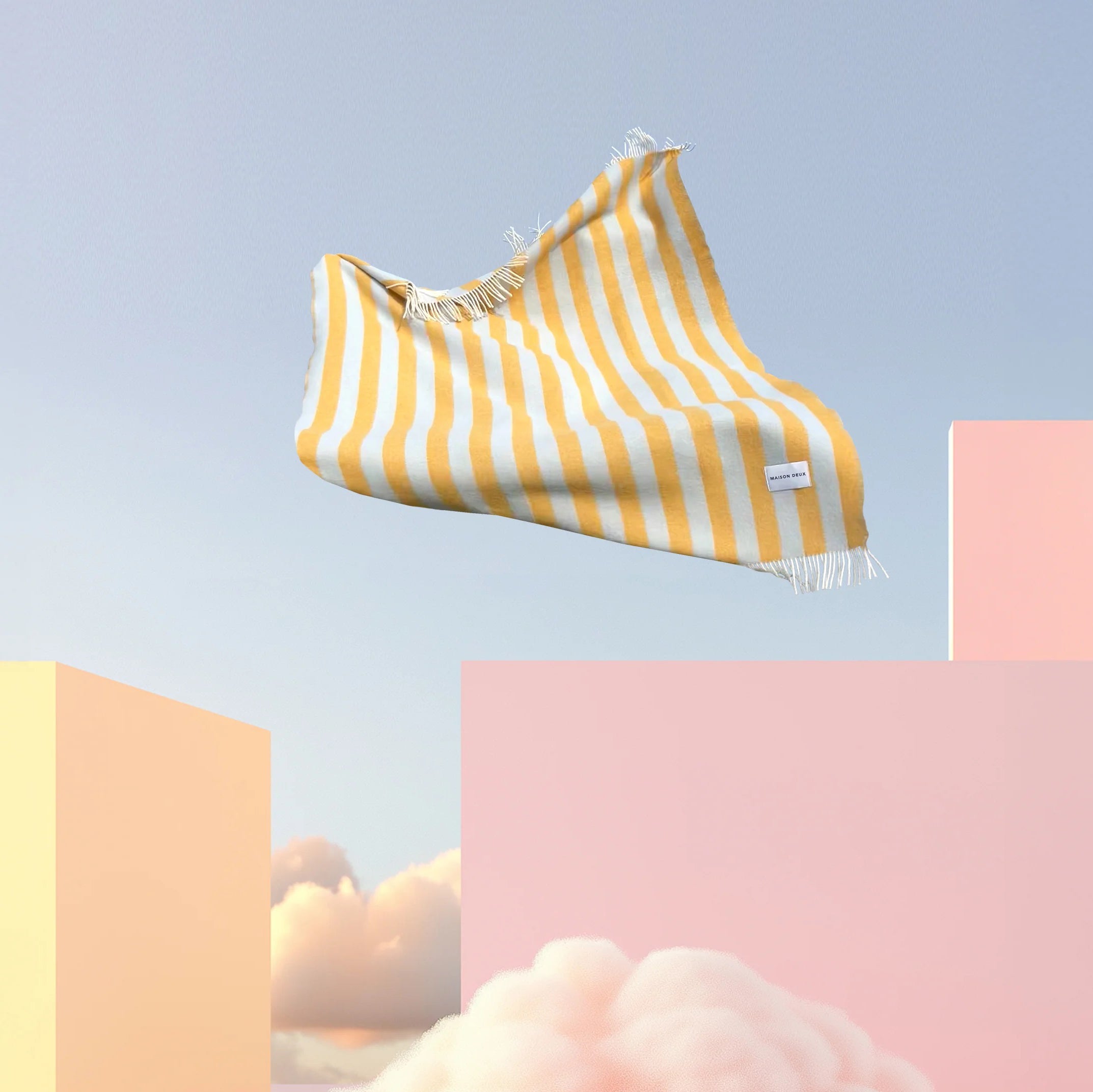 Candy Wrap Blanket in Ice Blue Honey