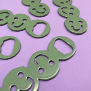 Pale green Cheersie bottle opener