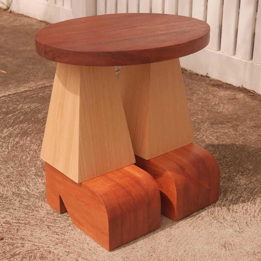 'Table with Shoes' Side Table