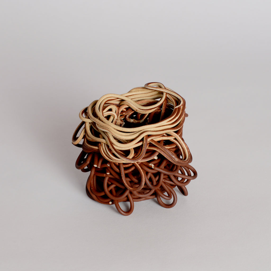 'Threaded' Candle Holder