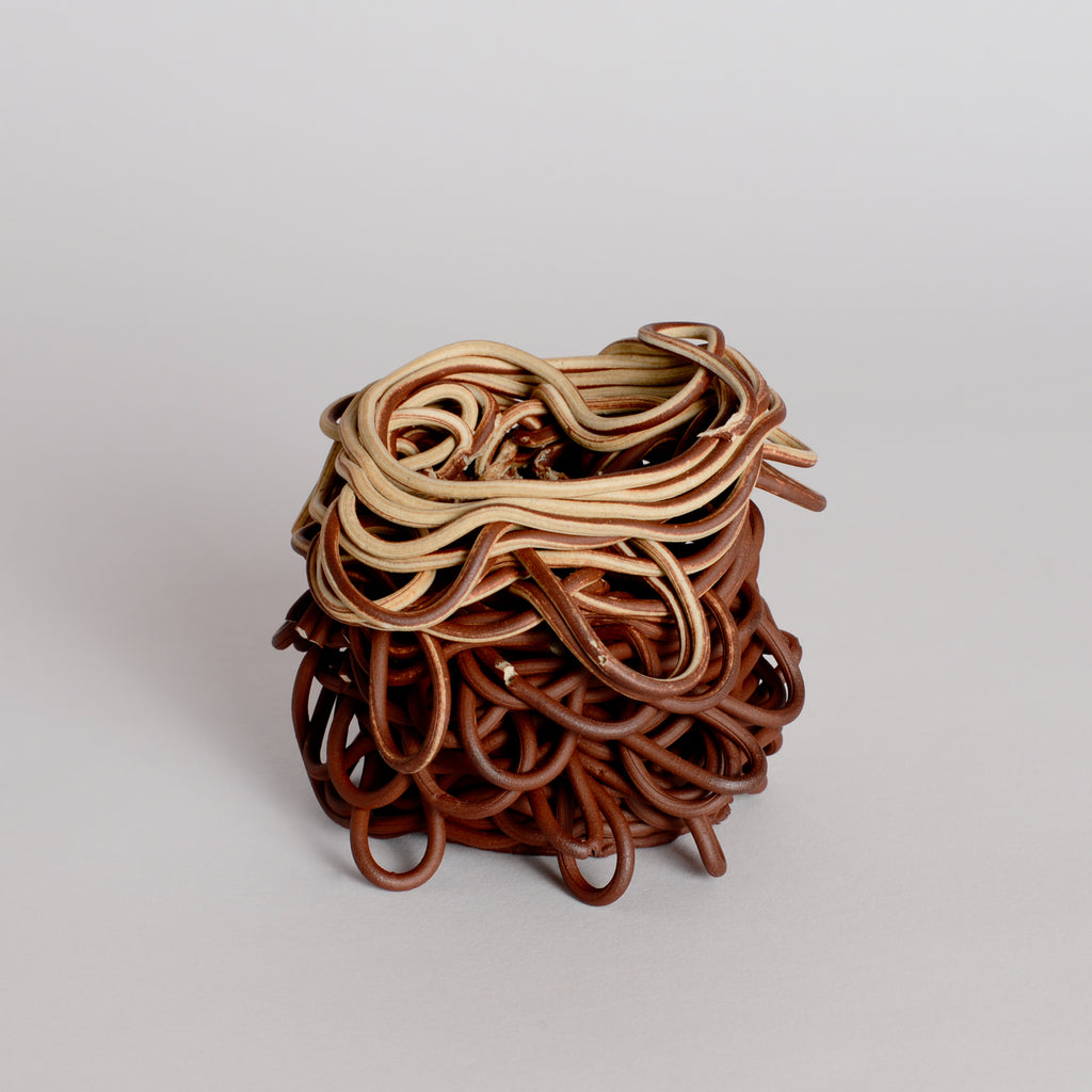 'Threaded' Candle Holder