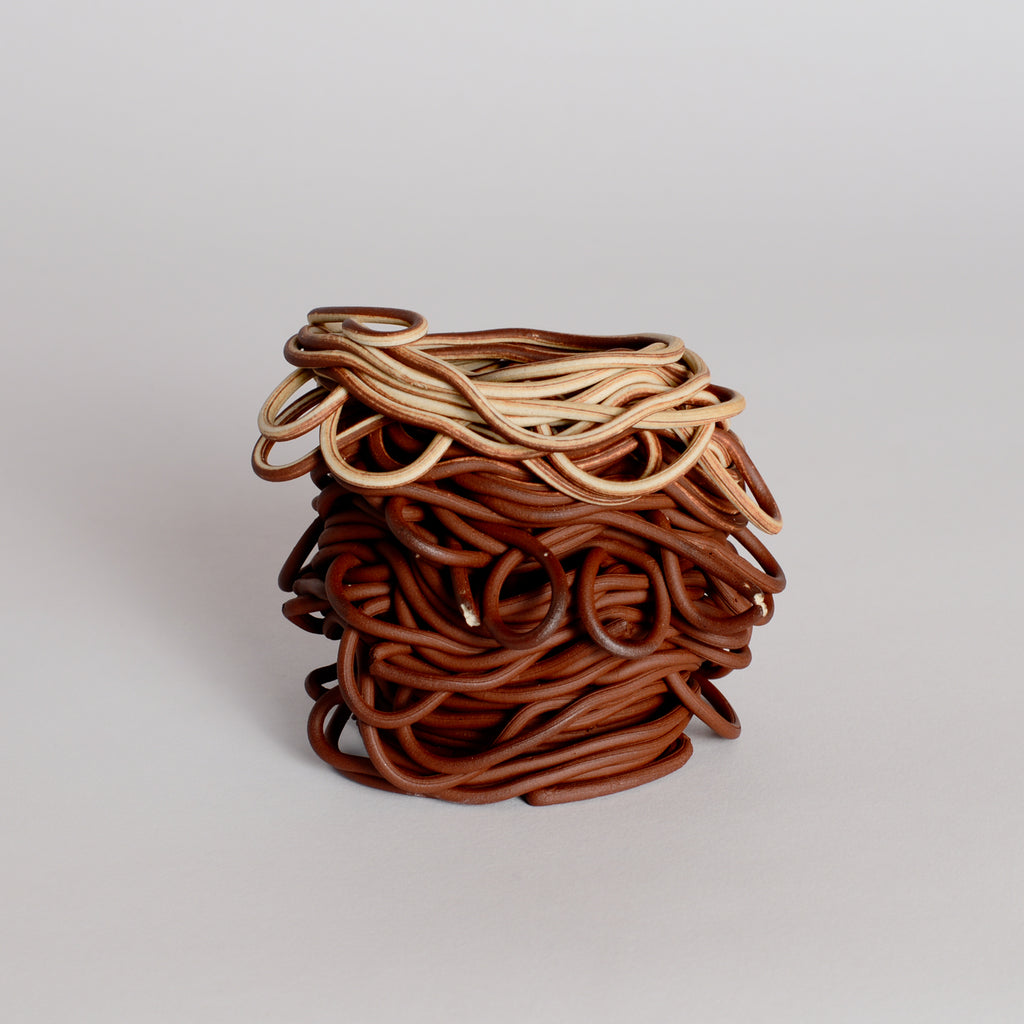 'Threaded' Candle Holder