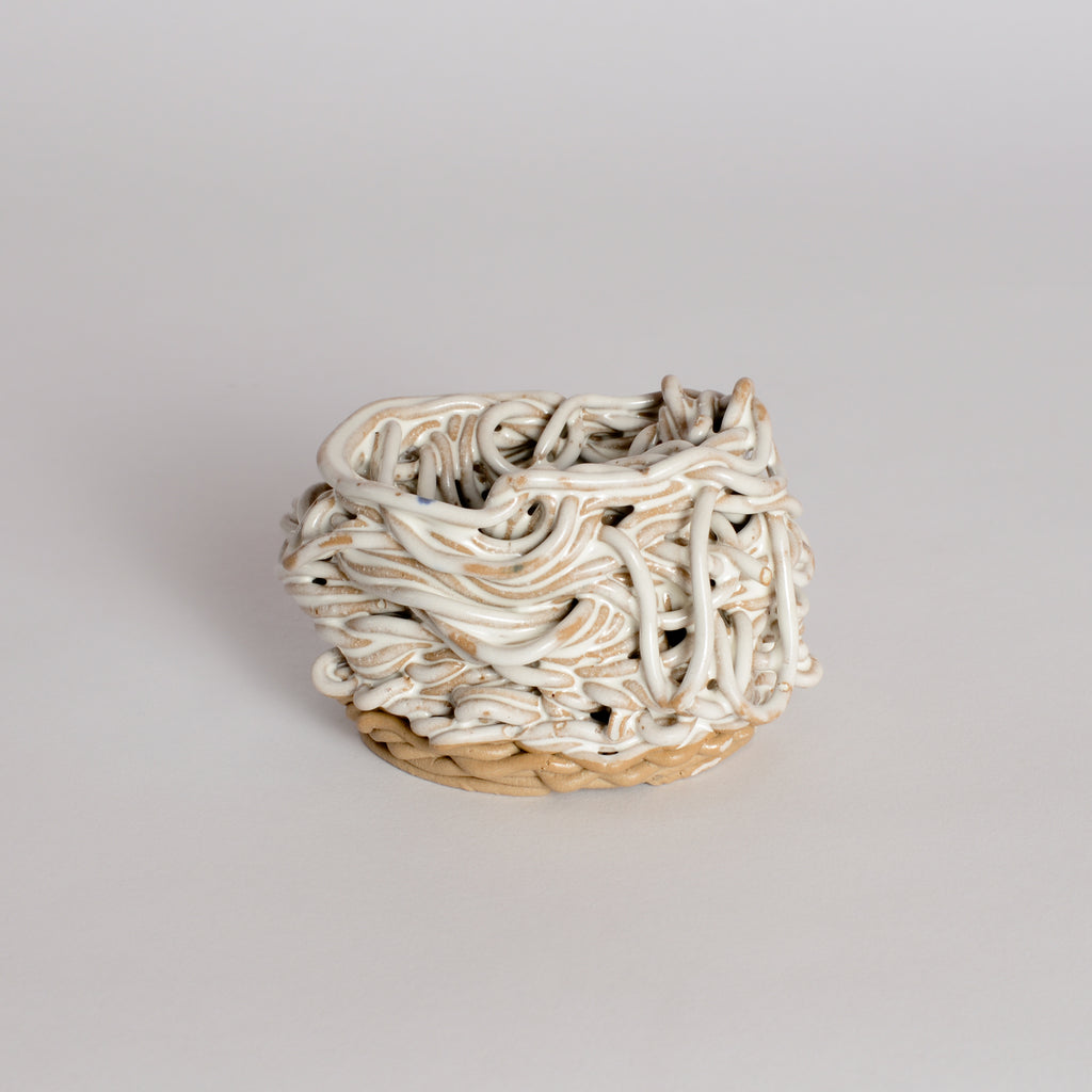 'Threaded' Candle Holder