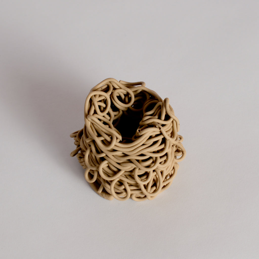 'Threaded' Candle Holder