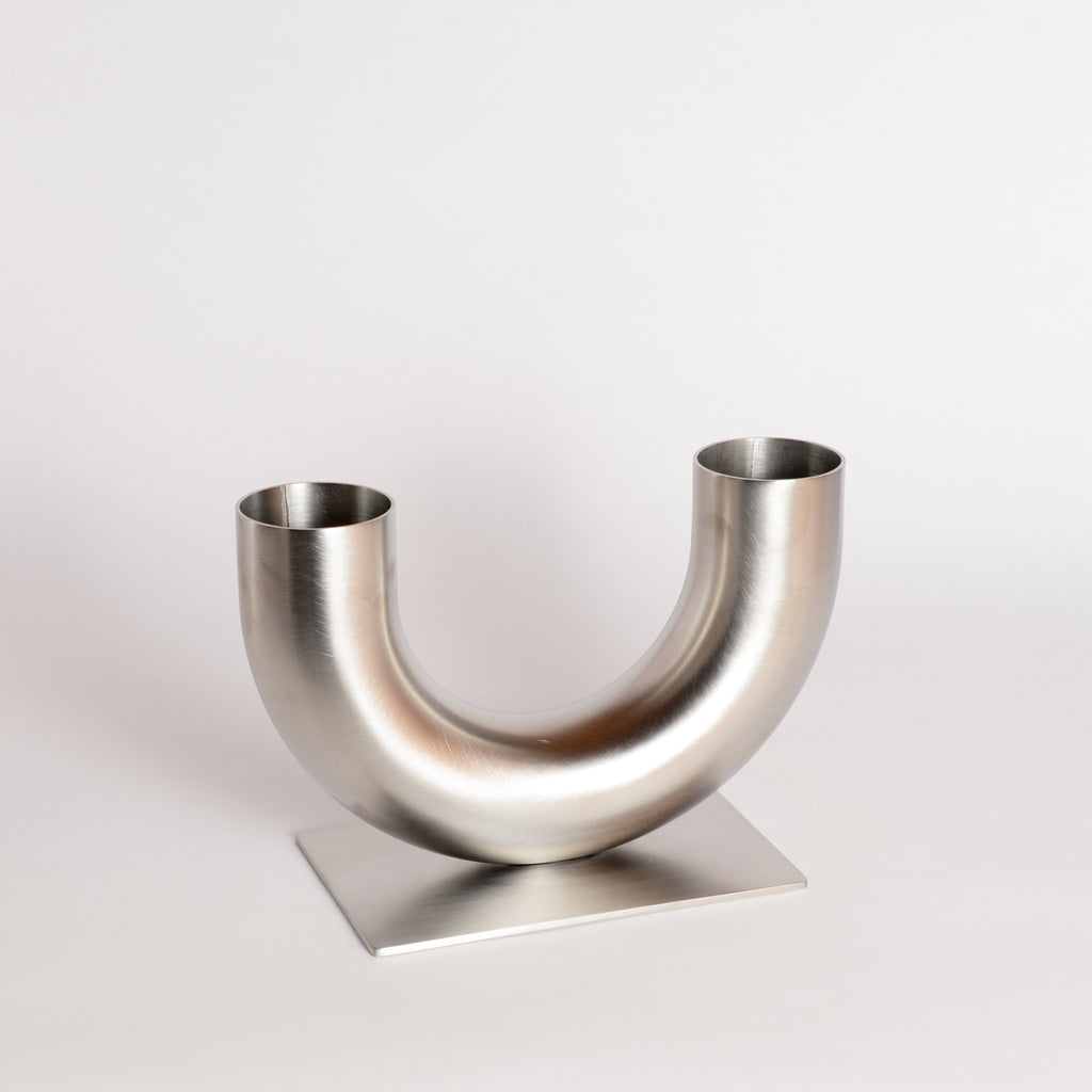 'Mini Chubby' Stainless Steel Vase