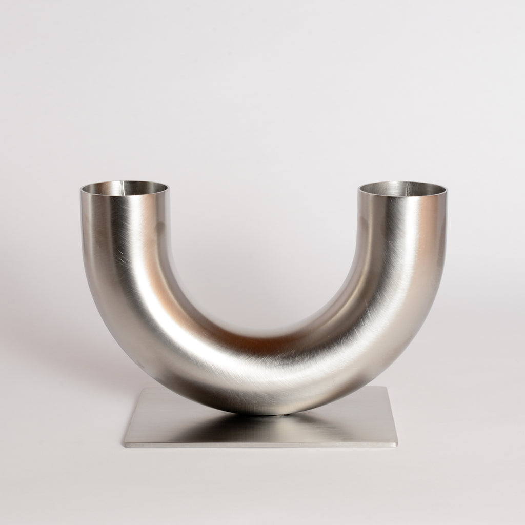 'Mini Chubby' Stainless Steel Vase