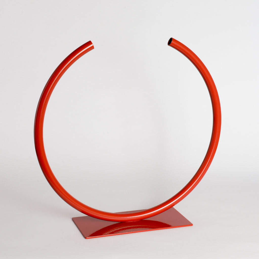 'Almost a Circle' Stainless Steel Vase