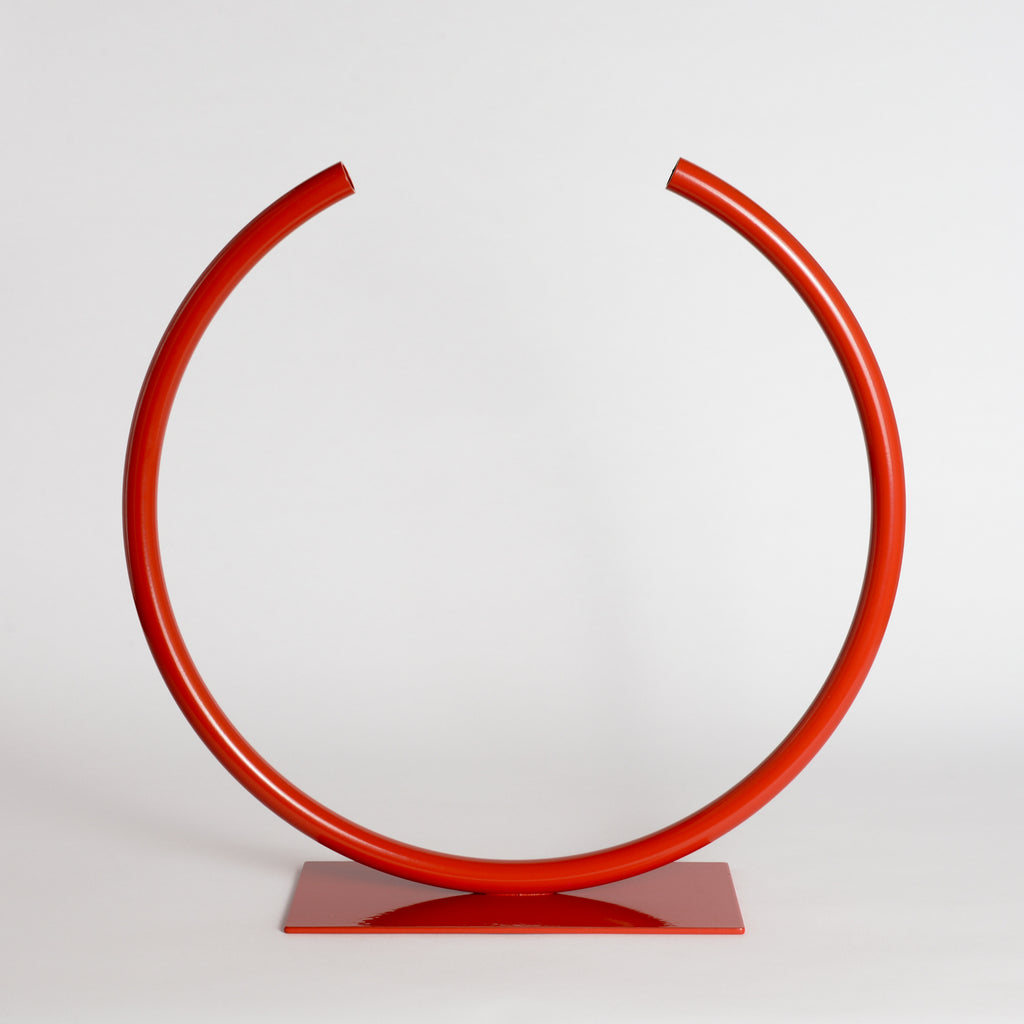 'Almost a Circle' Stainless Steel Vase