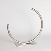 'Edging Over' Stainless Steel Vase