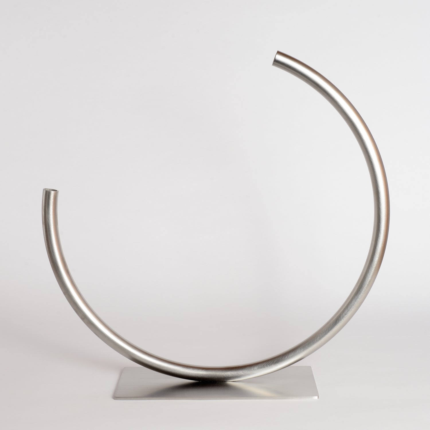 'Edging Over' Stainless Steel Vase