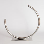 'Edging Over' Stainless Steel Vase