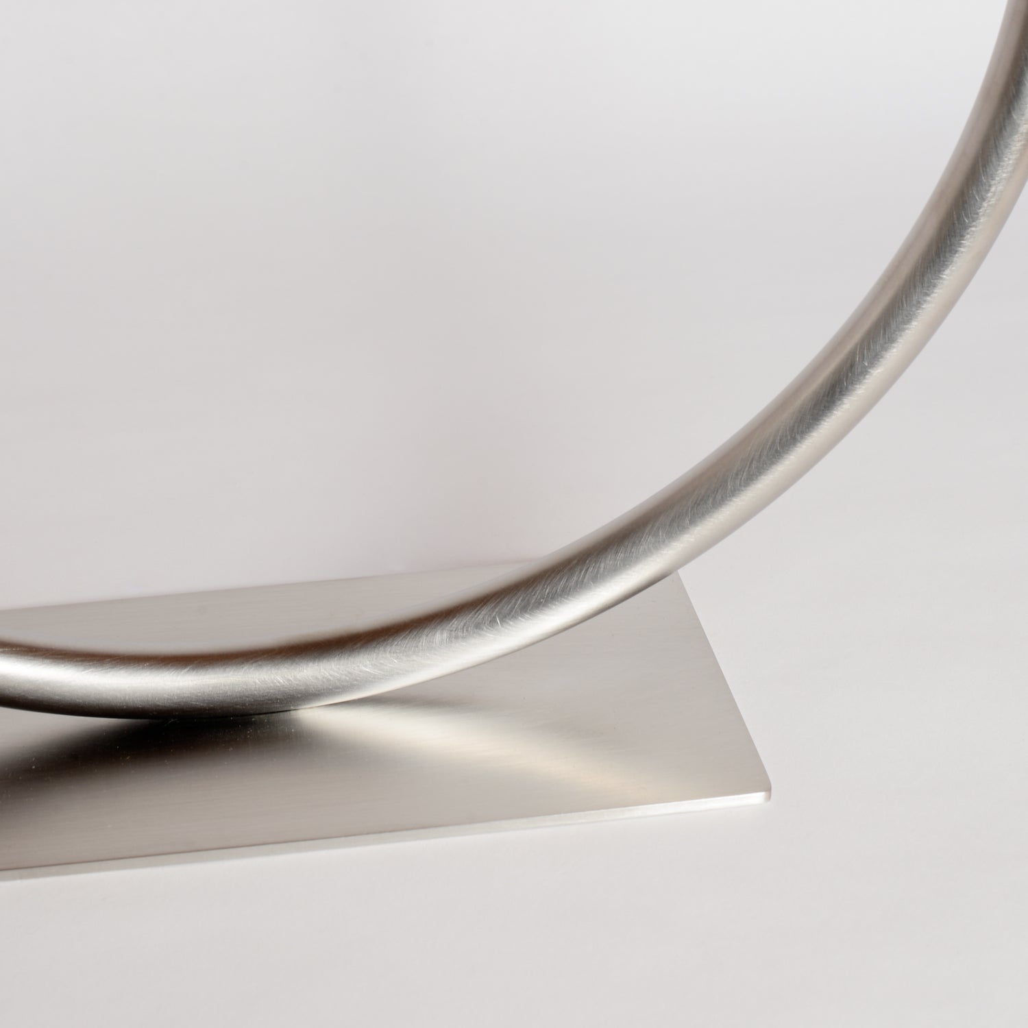 'Edging Over' Stainless Steel Vase