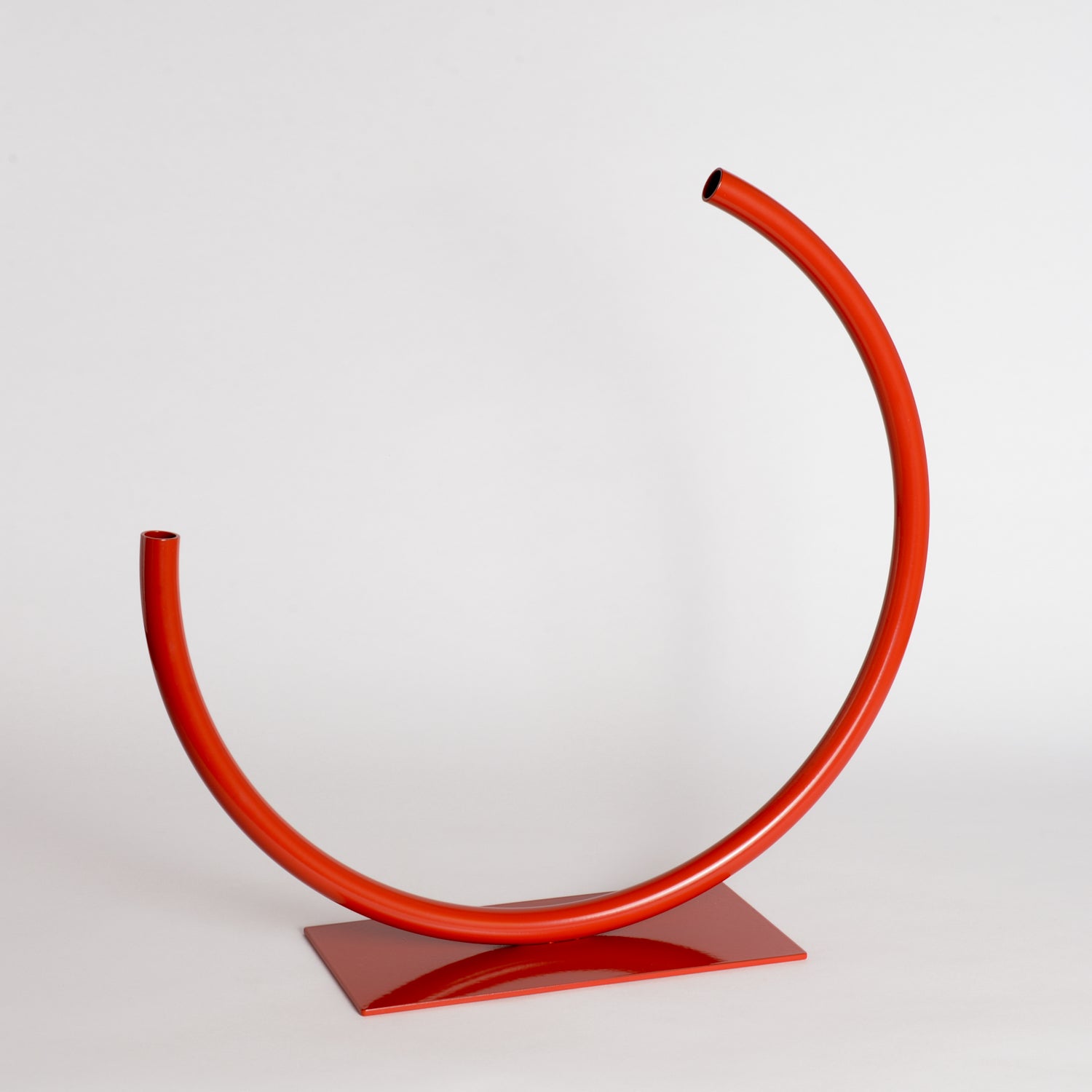 'Edging Over' Stainless Steel Vase