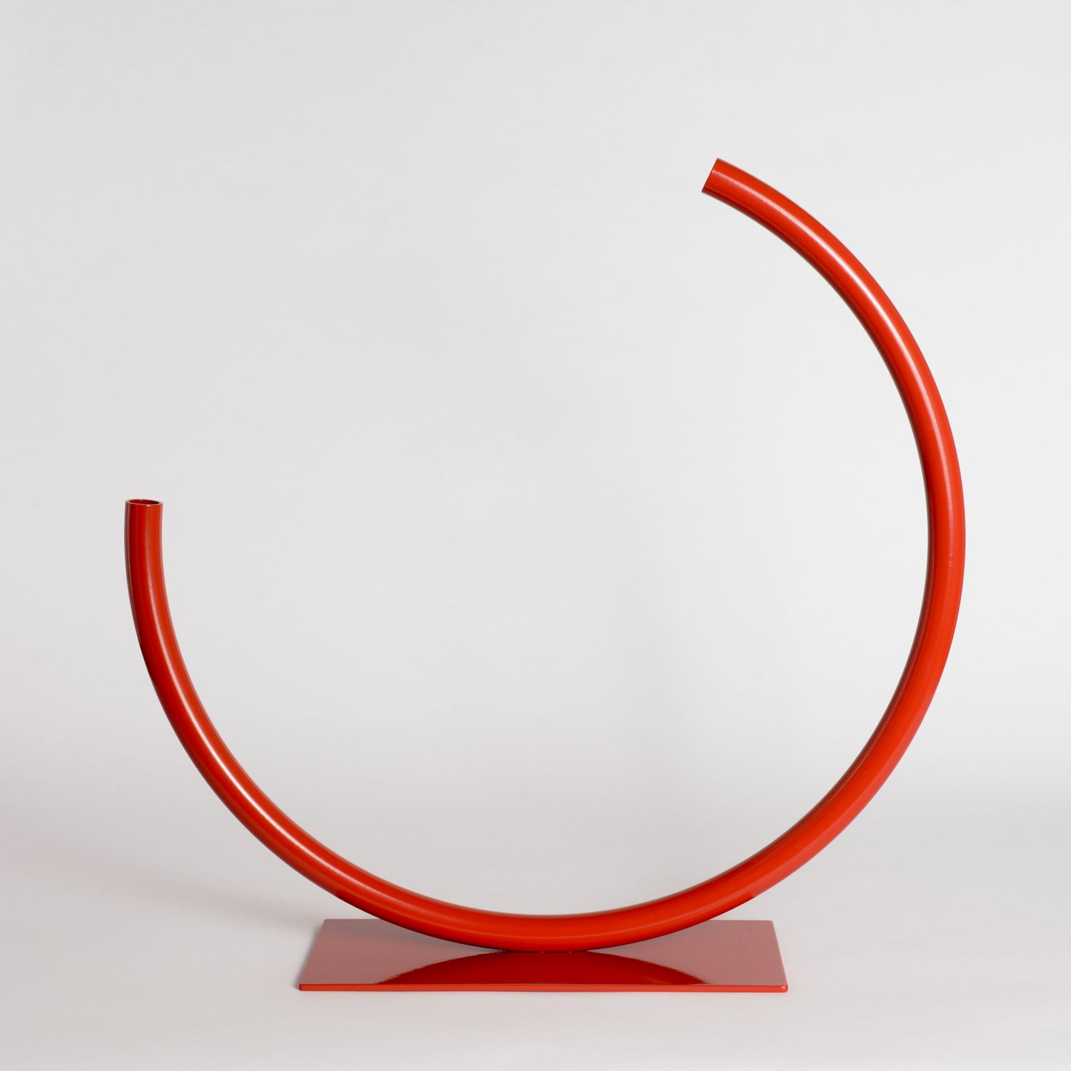 'Edging Over' Stainless Steel Vase