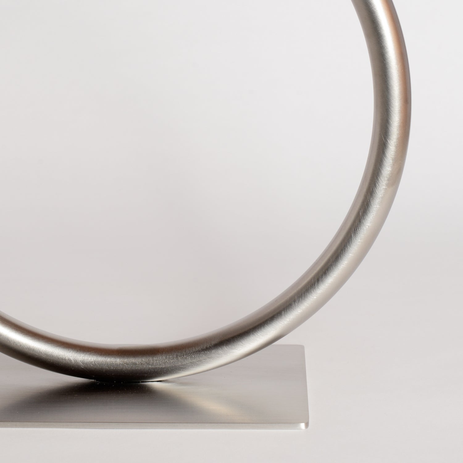 'Edging Over' Stainless Steel Vase