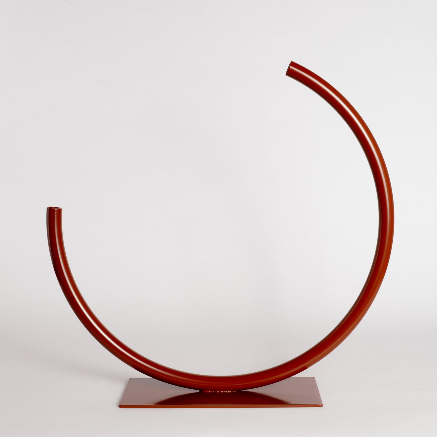 'Edging Over' Stainless Steel Vase