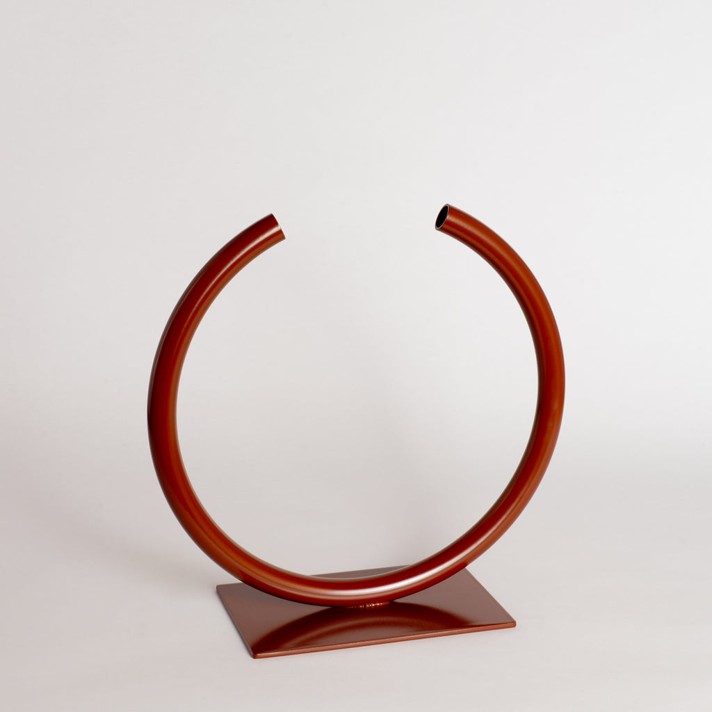 'Almost a Circle' Stainless Steel Vase