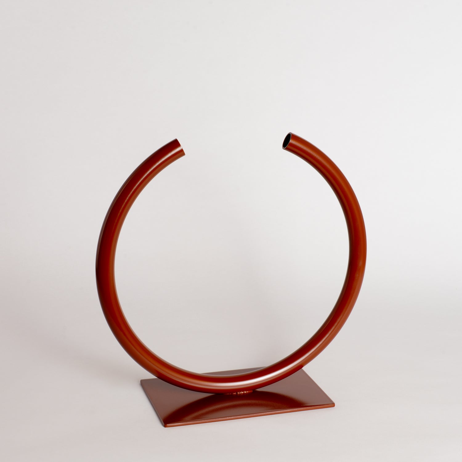 'Almost a Circle' Stainless Steel Vase