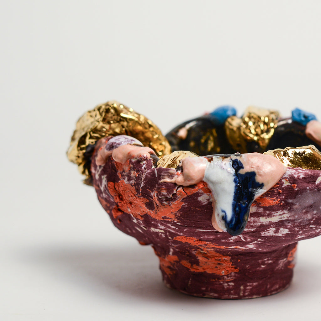 Ceramic sculpture handmade by ceramicist Anna Parsons