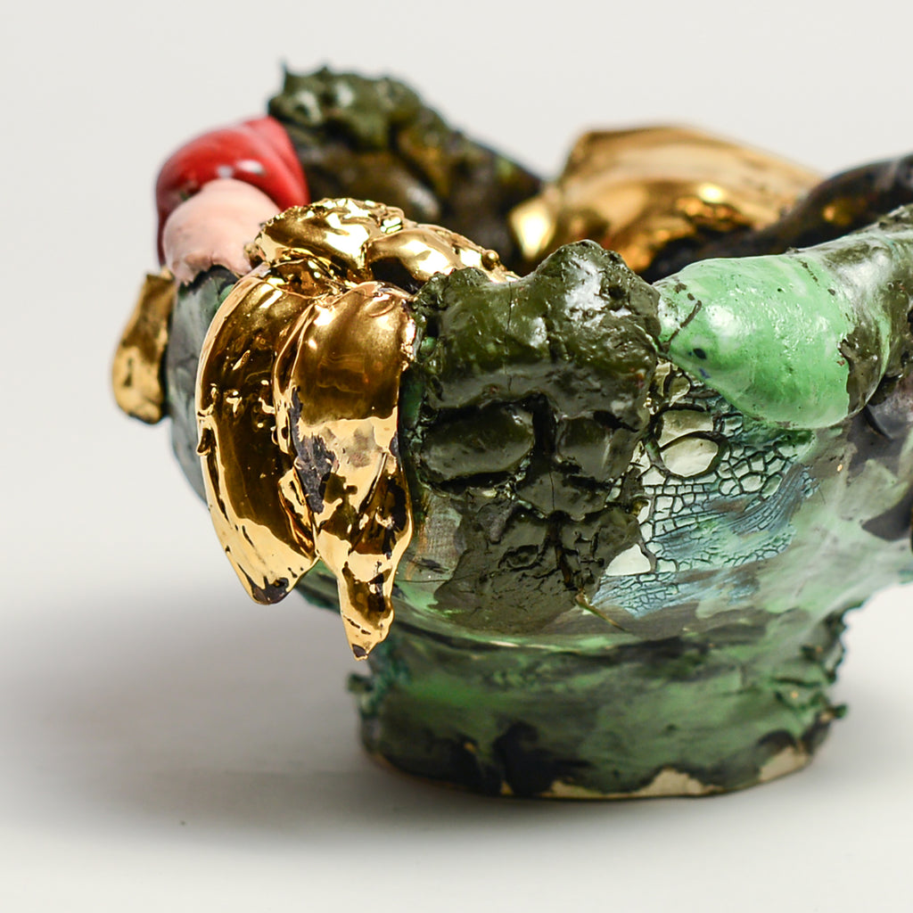 Ceramic sculpture handmade by ceramicist Anna Parsons