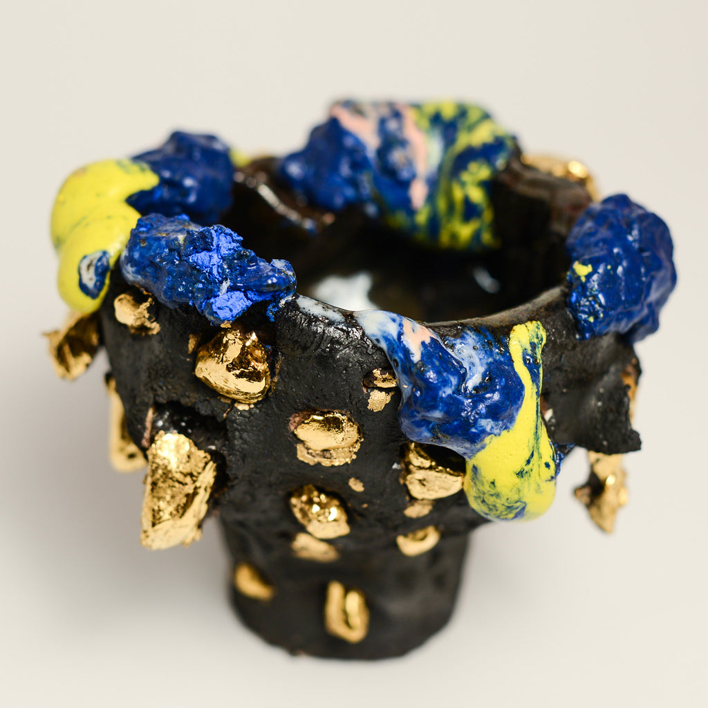 ANNA PARSONS is a ceramicist, working intuitively, finding clay a receptive medium to express herself. Anna often incorporates additions from the bush from where Anna lives. Anna fires her work numerous times, sometimes up to 5 firings to get the desired effects. Anna majored in sculpture at  BA Sydney College of the Arts and now lives in Rosebank, NSW.