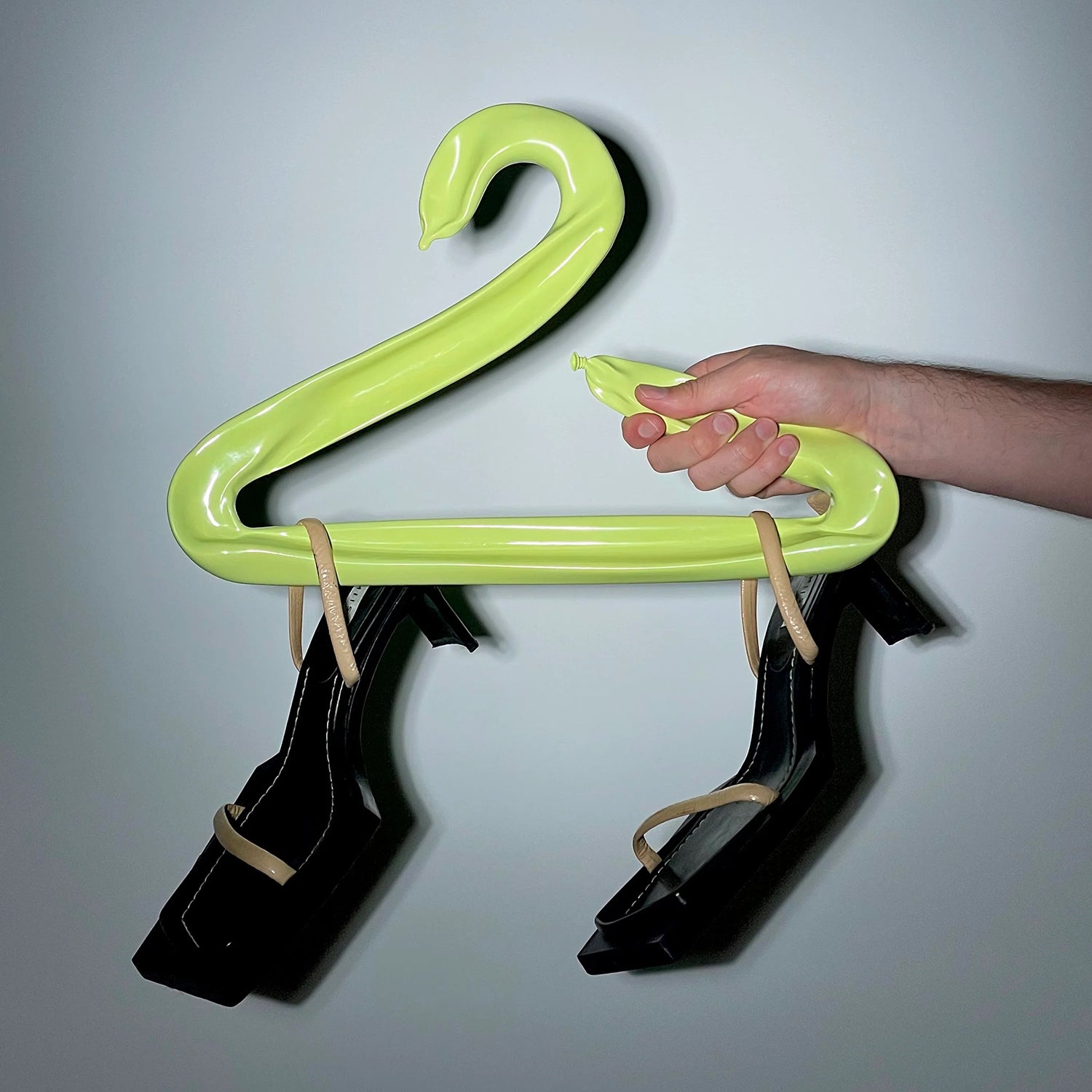 Deflated Balloon Hanger - Sunny Lime