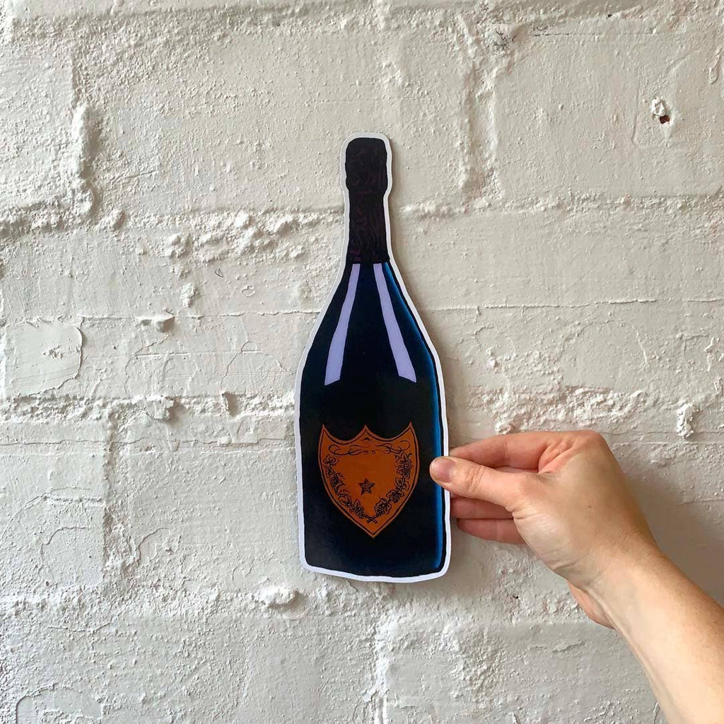 Big Fridge Magnet Billie Justice Thomson champagne bottle