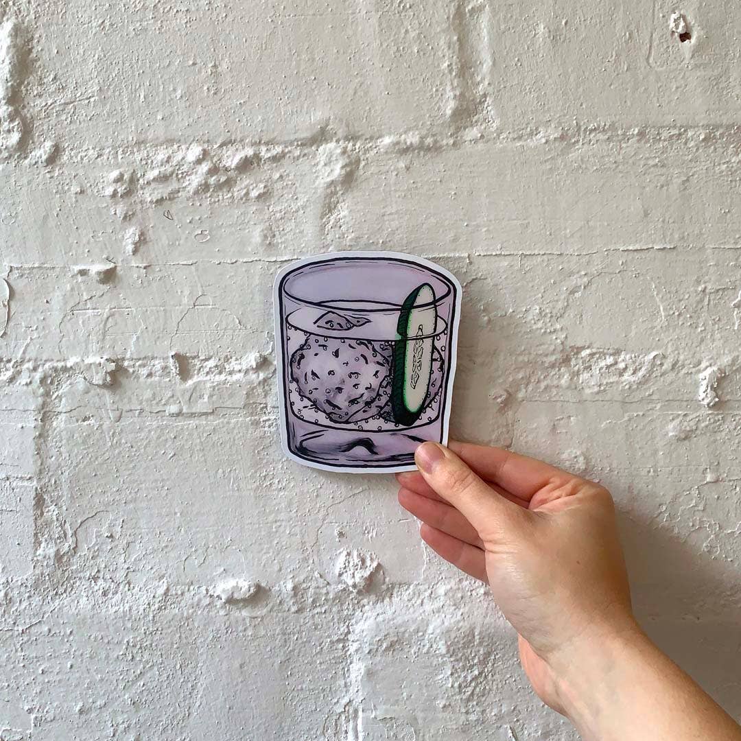 Big Fridge Magnet Billie Justice Thomson gin tonic