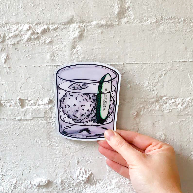 Big Fridge Magnet Billie Justice Thomson gin tonic