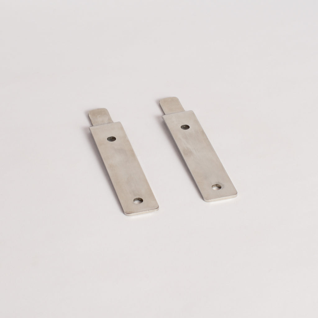 'Full House' Pipeflute Wall Hook - Brushed Stainless Steel