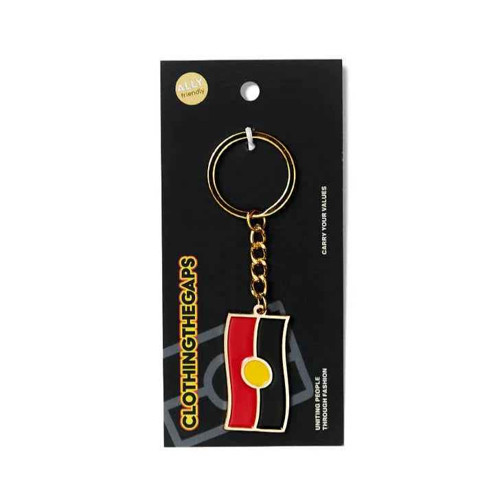 Aboriginal Flag Keyring