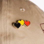 Clothing-the-gaps-pin-3 heart chain