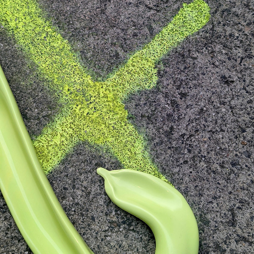 Deflated Balloon Hanger - Sunny Lime