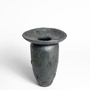 Ceramic vessel handmade by Hana Vasak from Dasa Ceramics using handbuilding and carving techniques. Hana is an Australian ceramicist based in Melbourne where she creates contemporary ceramics using handbuilding techniques and playing with texture.