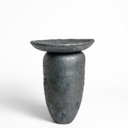 Ceramic vessel handmade by Hana Vasak from Dasa Ceramics using handbuilding and carving techniques. Hana is an Australian ceramicist based in Melbourne where she creates contemporary ceramics using handbuilding techniques and playing with texture.