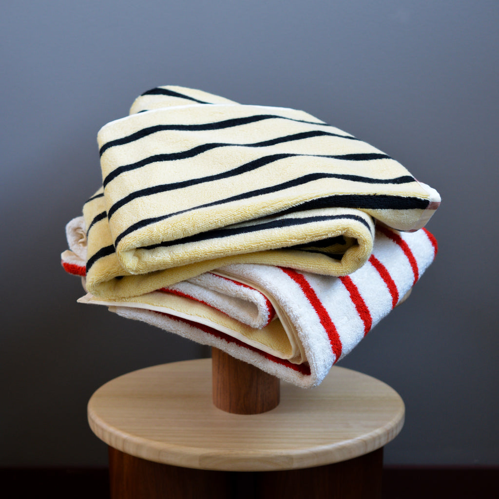 Stucco Stripe Bath Towel