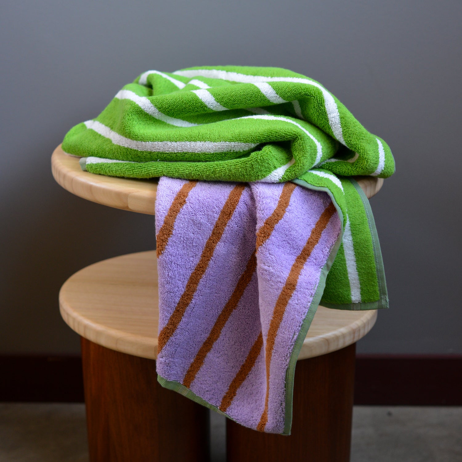 Glass Stripe Hand Towel