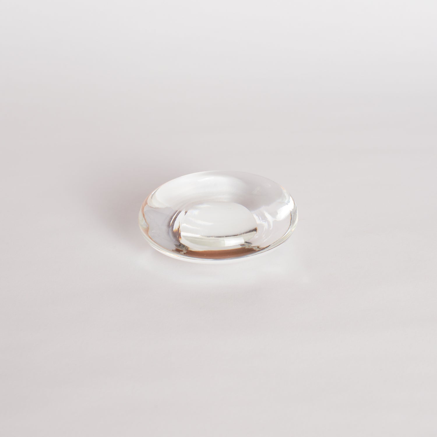 Glass 'Pebble' Paper Weight