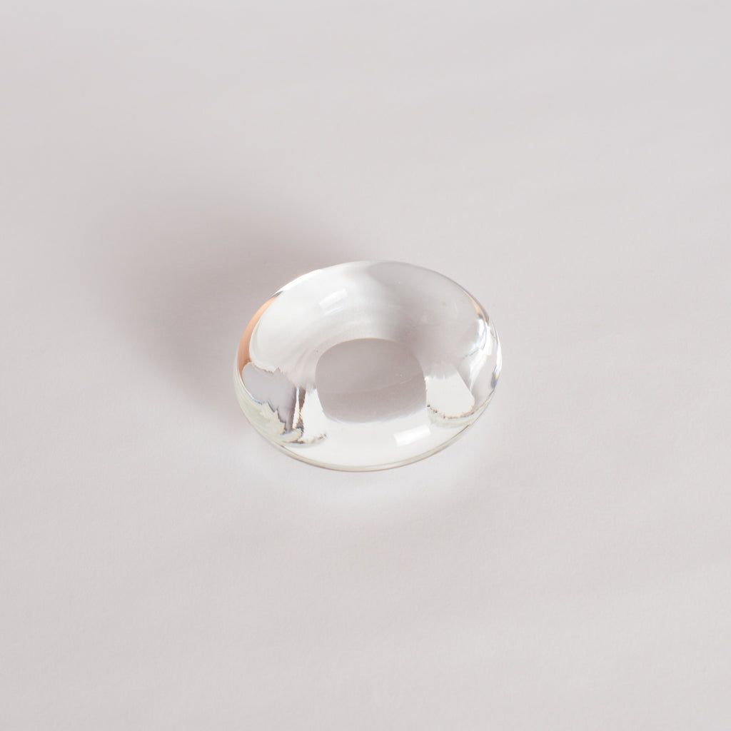 Glass 'Pebble' Paper Weight