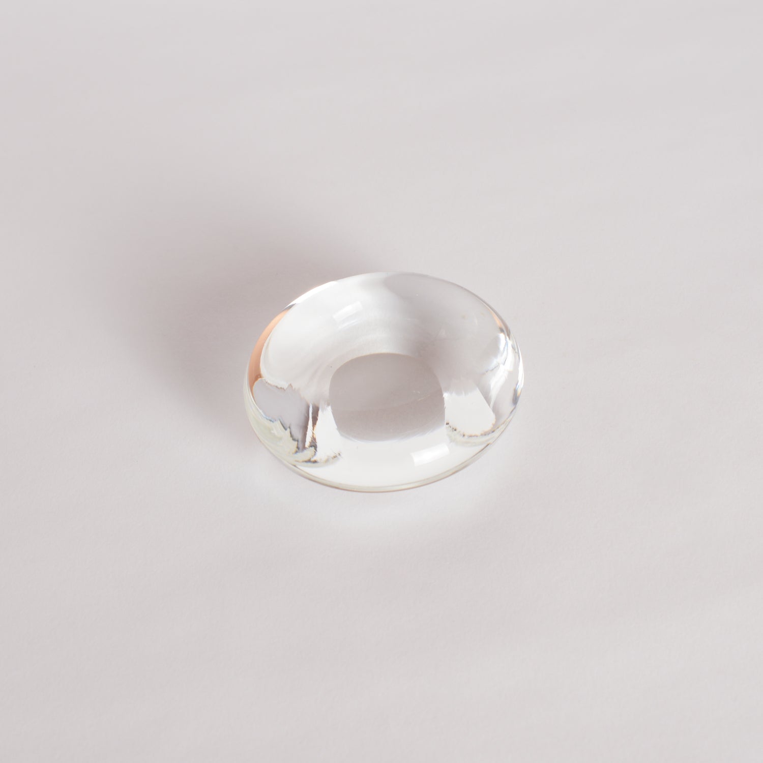 Glass 'Pebble' Paper Weight