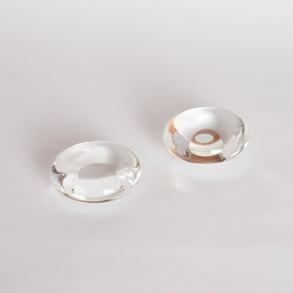 Glass 'Pebble' Paper Weight