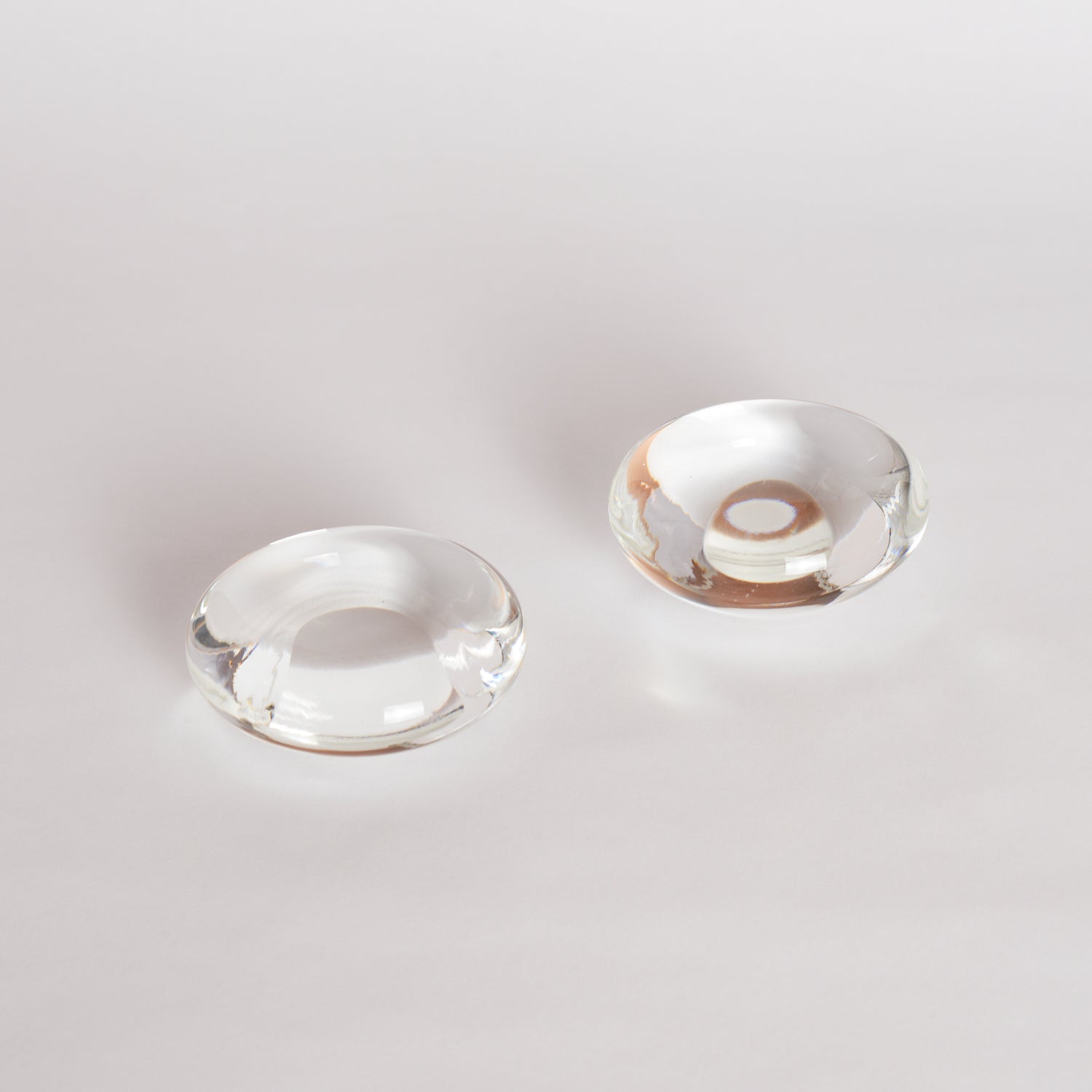 Glass 'Pebble' Paper Weight