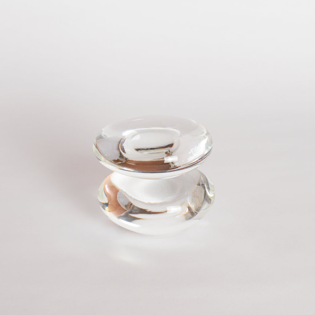 Glass 'Pebble' Paper Weight