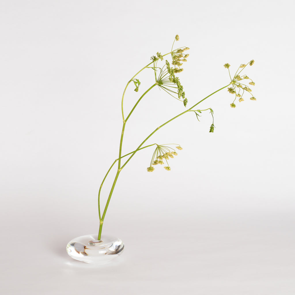 Glass 'Pebble' Bud Vase