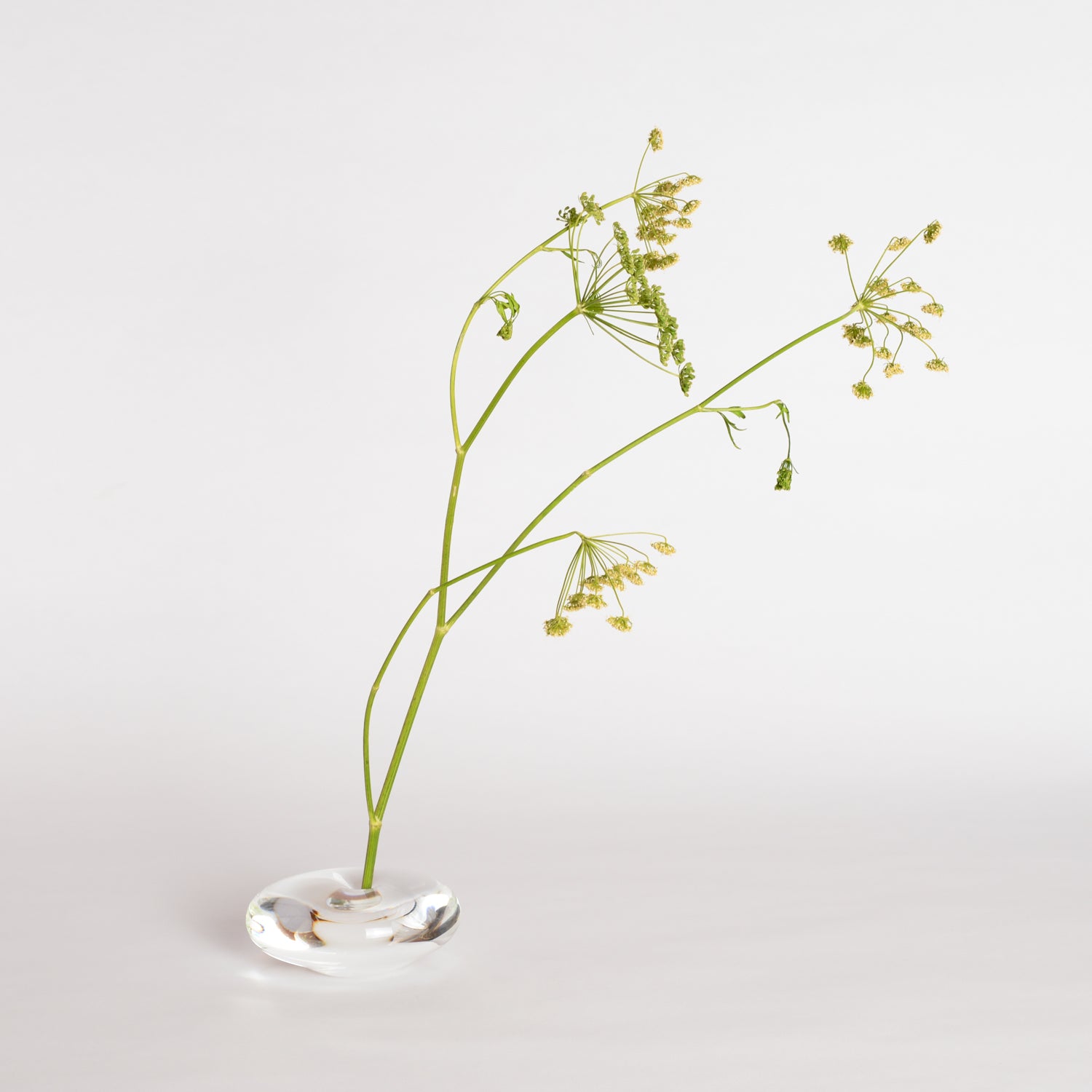 Glass 'Pebble' Bud Vase