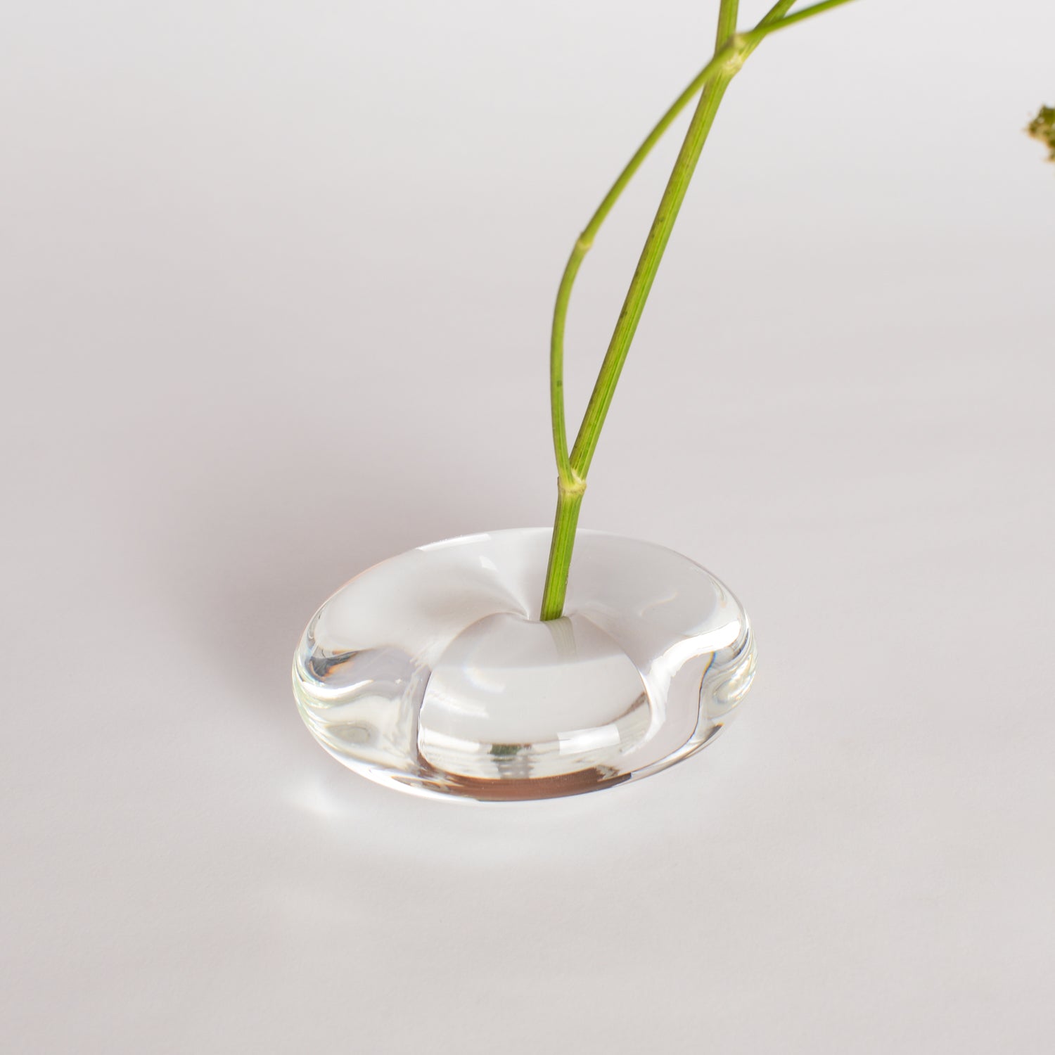 Glass 'Pebble' Bud Vase